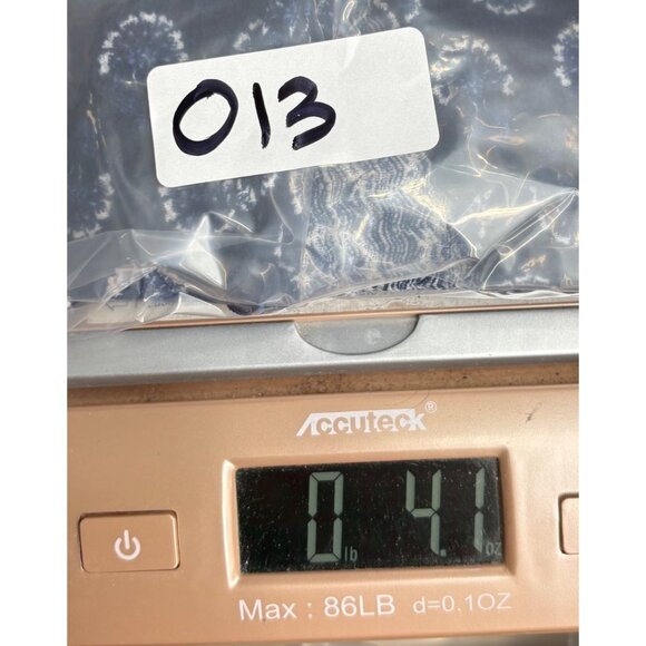 Loft Womens Navy Blue Short Sleeve Top Medium - Picture 6 of 6